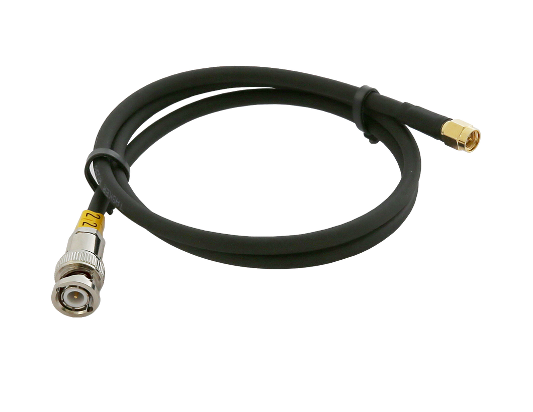 Coax sensor cable SMA-BNC connectors 75 cm long